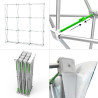 Fabric PopUp Display 8x10' W/Endcaps