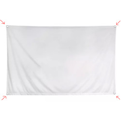 Polyester Banner 3'x5' fabricPolyester Banner, full color w/grommets