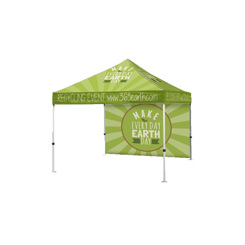10'x10' Steel Event Tent w/ Full Back Wall