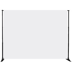 Trade Show Pack 2 / 8x10 Fabric Banner, Zoom3 10' Flag w/X-Base, 6' Throw