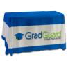 Sublimated PREMIUM Table Cloth for 4' Table, Drape Style, 3 sided, Open Back, Rounded corners