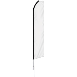 12' Digitally Printed Custom Swooper Banner
