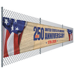 4' x 24' Premium Polyester Mesh Banner