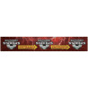 Front view of custom mesh banner