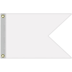 Single Reverse Knitted Polyester Guidon Boat Flag (24"x36")