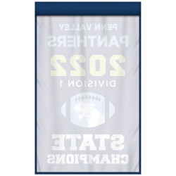 Back View of Banner