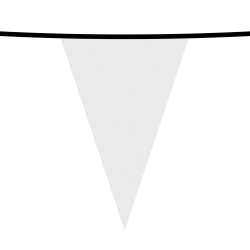 15' PVC Triangular Pennant Strings - HQ