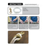 3" Solid Brass Swivel Snap Hook