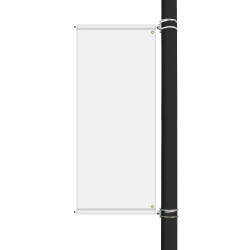 72" x 30" Custom Sunbrella™ Avenue Banner-3 Color Imprint