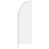 3' x 10' Custom Single Reverse Half Drop Flag