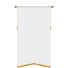 30" x 54" Podium Banner, Angle Cut / with Fringe