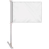 7.5" x 10.5" Double Sided Digitally Printed Custom Car Flag on a Premium Staff