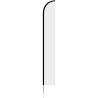 15' Single Reverse Portable Half Drop Banner w/Hardware Set