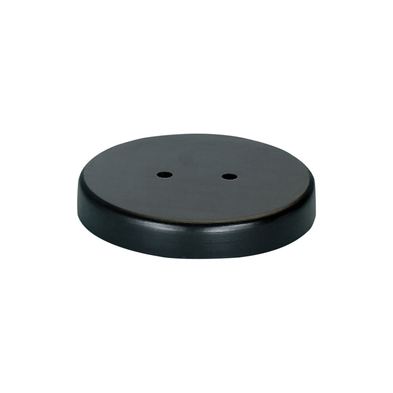 2 Hole Black Wood Flag Base