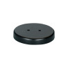 2 Hole Black Wood Flag Base