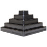 3 Quarter view of stick flag base