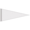 8" x 18" Digitally Printed Single Sided Custom Felt Pennant