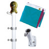Pole, Bracket and Flag Included