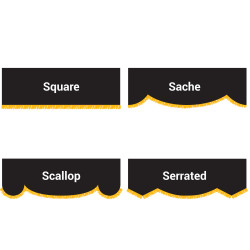 2.5' x 8' Parade Lead Banner with Fringe