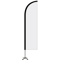 8' Portable Single Reverse Half Drop Kit w/ Cross Base