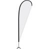 10' Portable Double Sided Teardrop Kit w/Cross Base