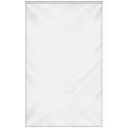 5' x 8' Double Sided Embroidered Banner with Pole Sleeve