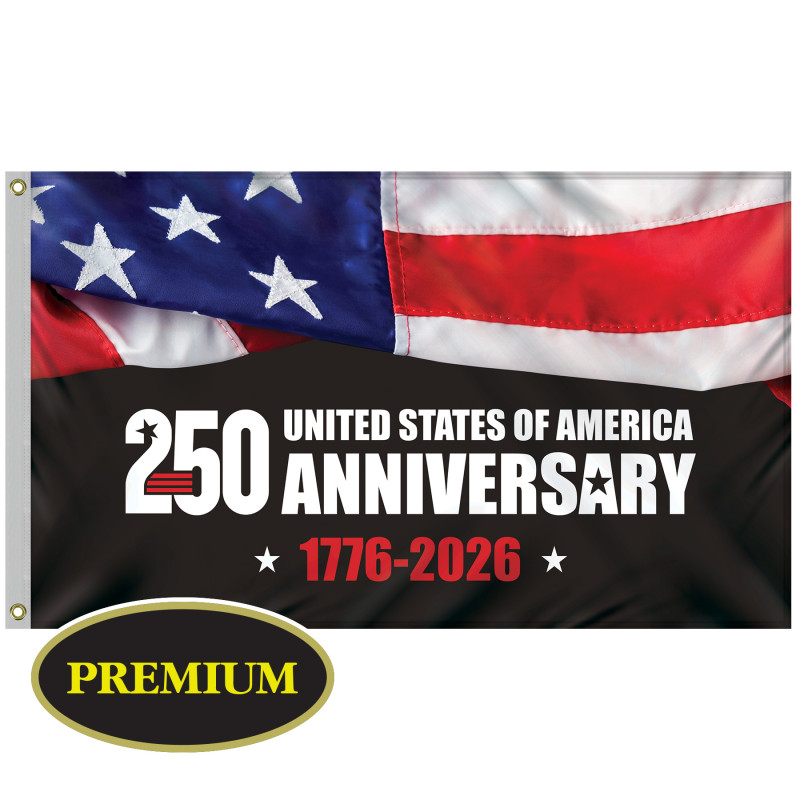 3' x 5' Digitally Printed Single Reverse Knitted Polyester Flags