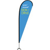 10' Portable Single Reverse Teardrop Kit w/Cross Base