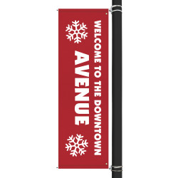 96" x 30" Custom Sunbrella™ Avenue Banner-1 Color Imprint