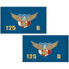 3' x 5' Double Sided Embroidered Flag with Pole Sleeve