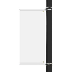 60" x 30" Custom Sunbrella™ Avenue Banner-1 Color Imprint