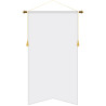 26" x 48" Podium Banner, Angle Cut / No Fringe