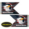 Double Sided Knitted Polyester Guidon Boat Flag (12"x18")