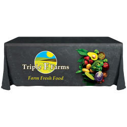 Back view of table cover