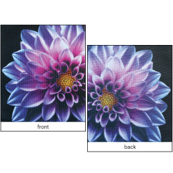 Sample close up of print and material