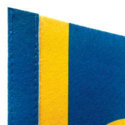 Front view seam close up