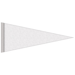 5" x 12" Digitally Printed Single Sided Custom Felt Pennant
