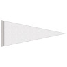 5" x 12" Digitally Printed Single Sided Custom Felt Pennant