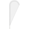 3' x 8' Custom Single Reverse Teardrop Flag