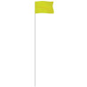 Lime 5" x 8" Marker Flag on a 36" Wire