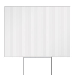 Large Corrugated Yard Sign - Full Color - 2 Sides
