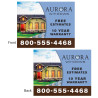 Full color front and back