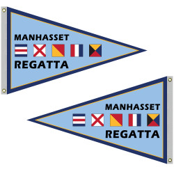 2.5' x 4' Double Sided Knit Polyester Pennant