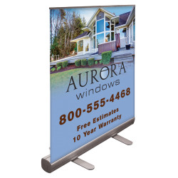 3 quarter view of banner