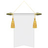 6" x 9" Podium Banner, Angle Cut / No Fringe