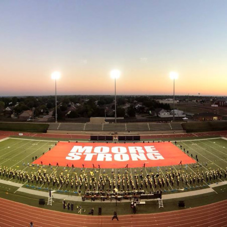 80' x 140' Large Single Reverse Stadium Banner