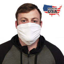 Premium White Fabric Face Mask