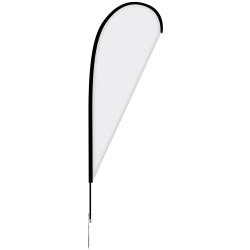 6' Double Sided Portable Teardrop Banner w/Hardware Set