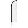 48 - Hour 8' Single Reverse Half Drop Banner with Hardware Set