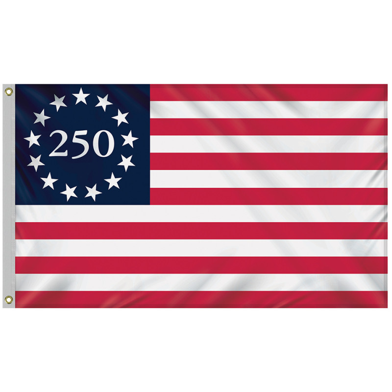 3' X 5' Betsy Ross America 250th Outdoor Polyester Flag